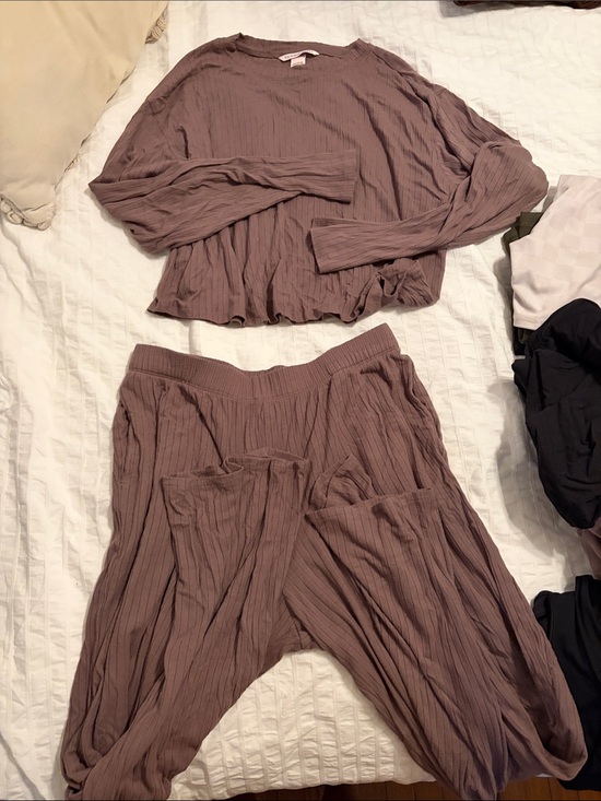 Victoria's Secret Other - Victorias Secret SoSoft Modal Wide Ribbed Lounge Set